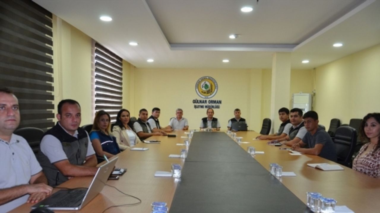 Mersin Orman Bölge Müdürü Yalçın, Gülnar ilçesinde ekiplerle buluştu