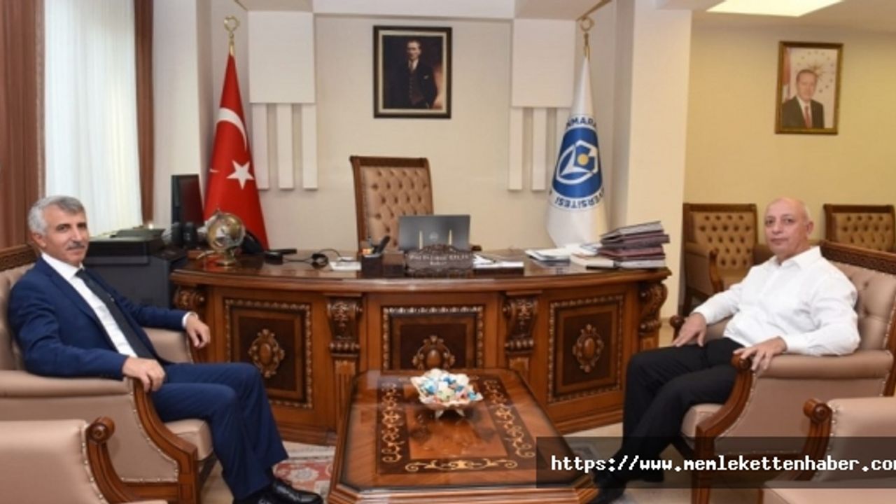 Vali Ünlüer, Rektör Bakan’ı Ziyaret Etti