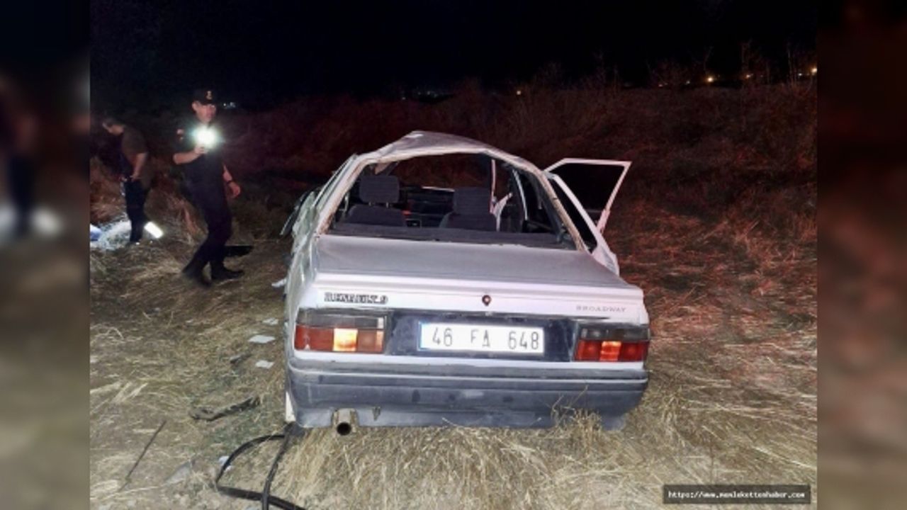 Afşin’de trafik kazasında ağır yaralanan sürücü hayatını kaybetti 