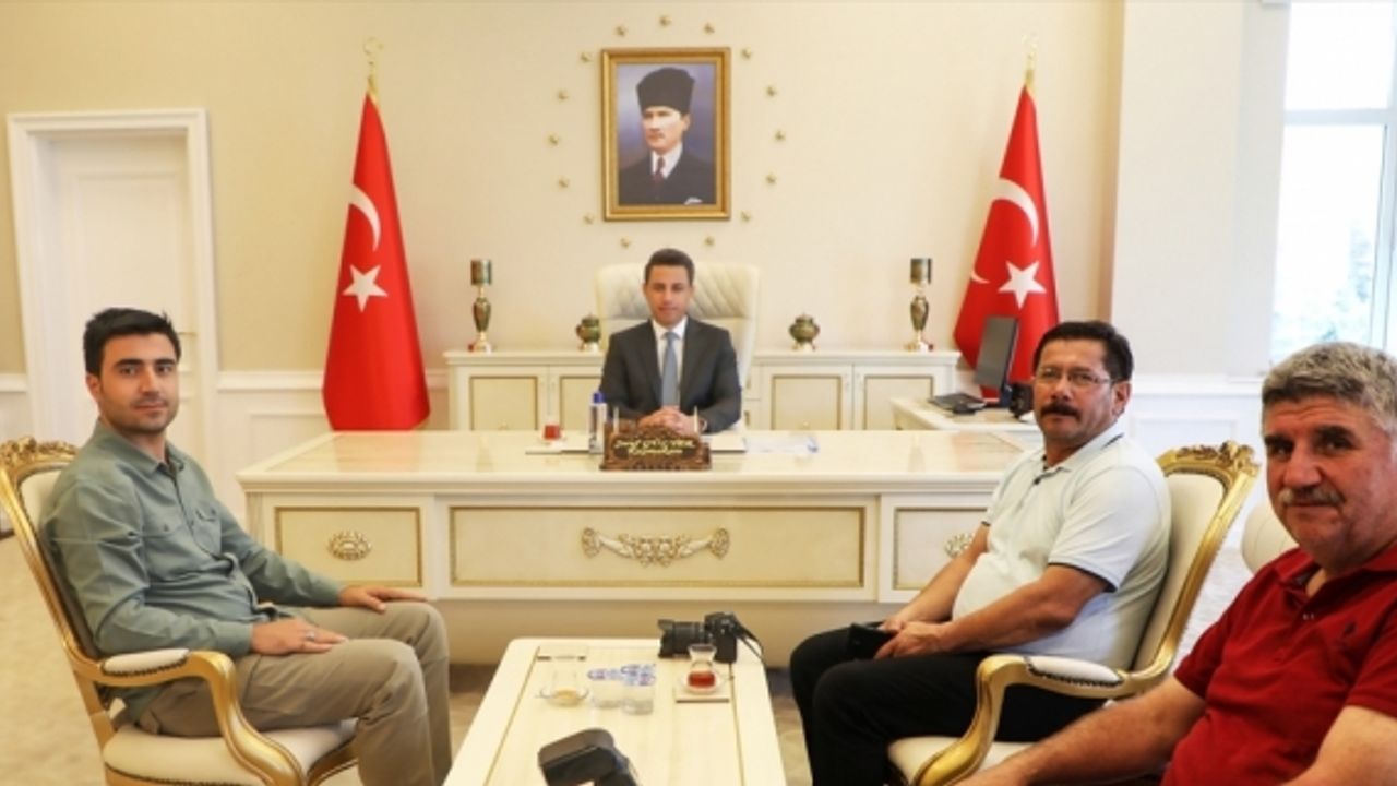 Darende Kaymakamı Şeref Gülyer basın mensupları ile bir araya geldi