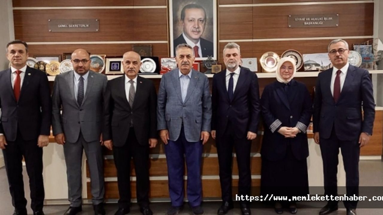 Kahramanmaraş Heyeti Başkentte Bir Dizi Ziyaret ve Temaslarda Bulundu