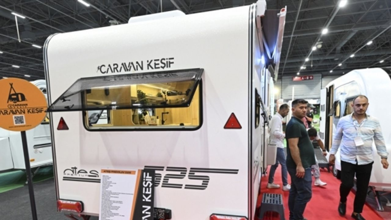Karavanların ve tekerlekli mobil evlerin fuarı kapılarını açtı
