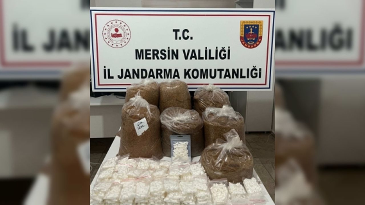 Mersin'de 161 bin 200 makaron ele geçirildi