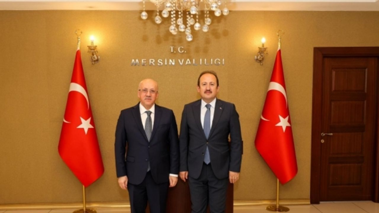 Ticaret Bakan Yardımcısı Uçarmak, Mersin Valiliğine ziyarette bulundu