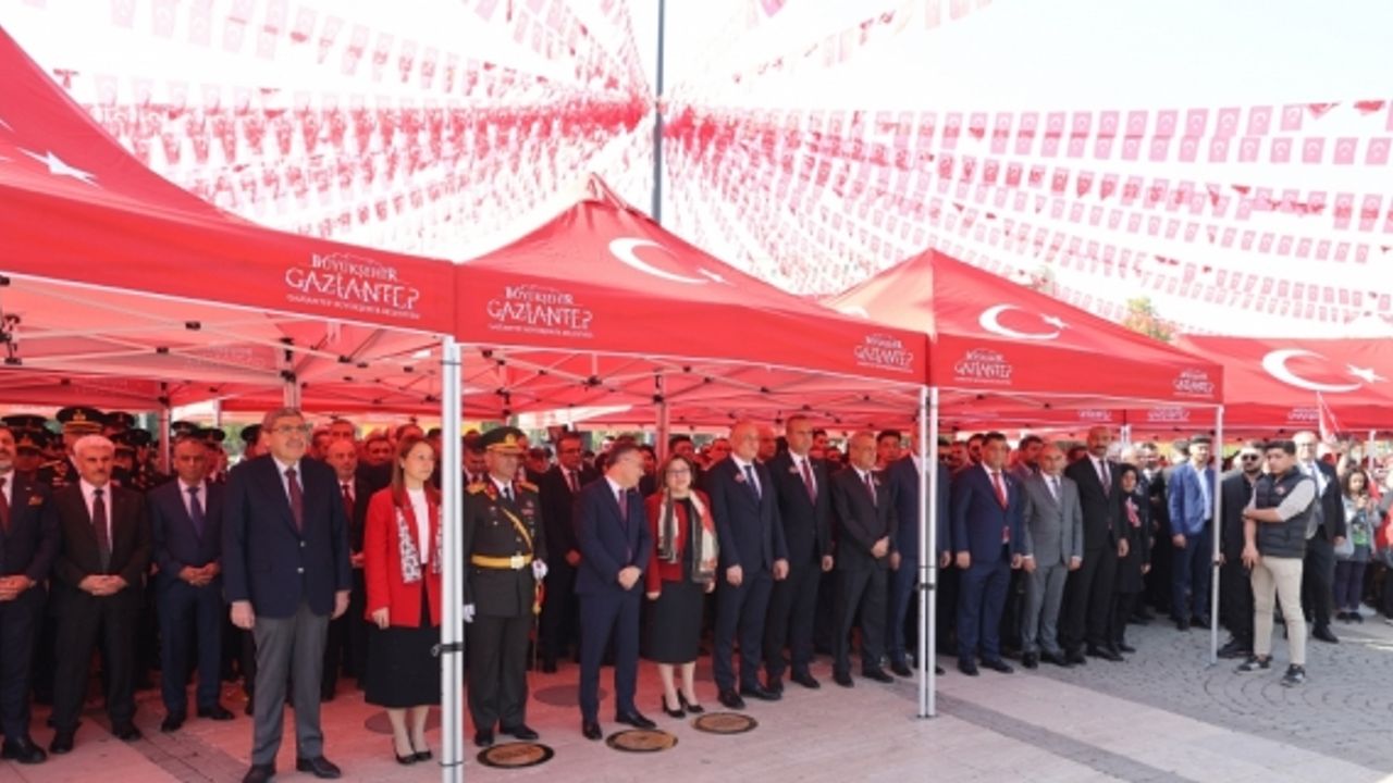 Gaziantep ve çevre illerde Cumhuriyet'in 100. yılı kutlanıyor