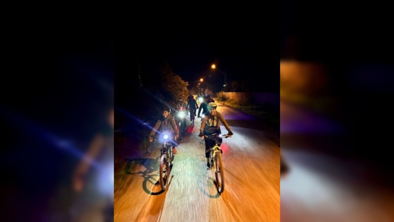 Hatay'da Lösemili Çocuklar Haftası dolayısıyla bisiklet turu düzenlendi