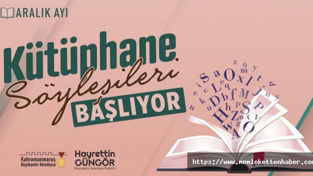 Aralık Ayı Kütüphane Söyleşileri Başlıyor!
