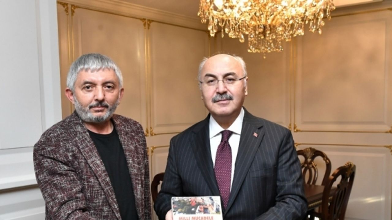 Gazeteci Mehmet Yürekli'den Vali Yavuz Selim Köşger'e ziyaret