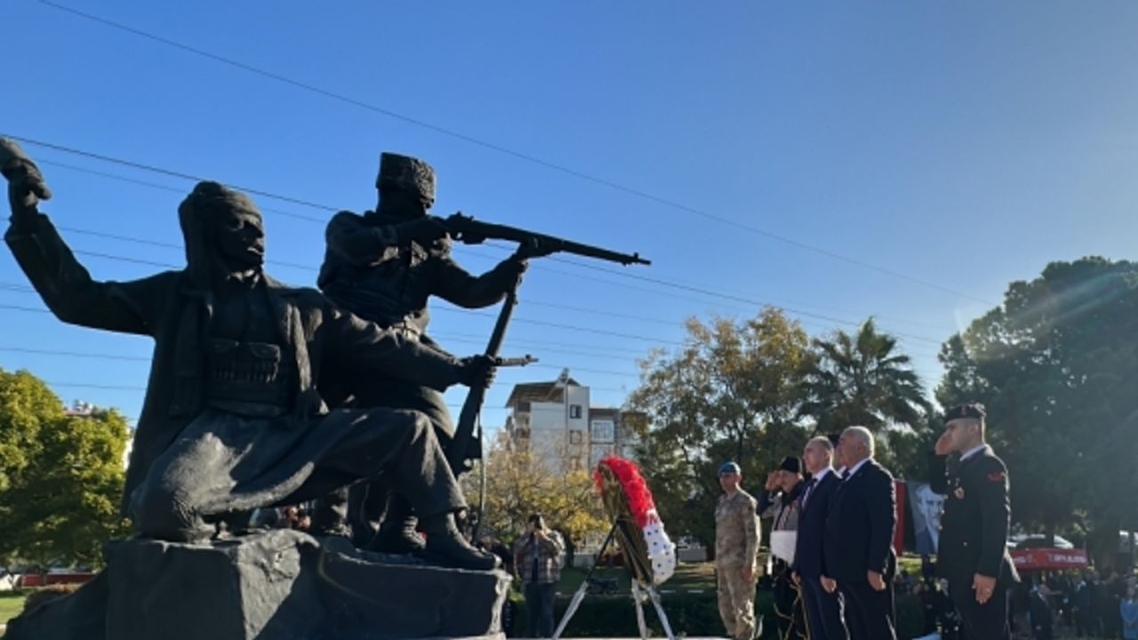 Hatay'da Milli Mücadele'de ilk kurşunun atılışının 105. yıl dönümü kutlandı