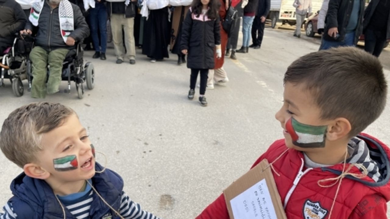 Kahramanmaraş ve Malatya'da İsrail'in Gazze'ye yönelik saldırıları protesto edildi