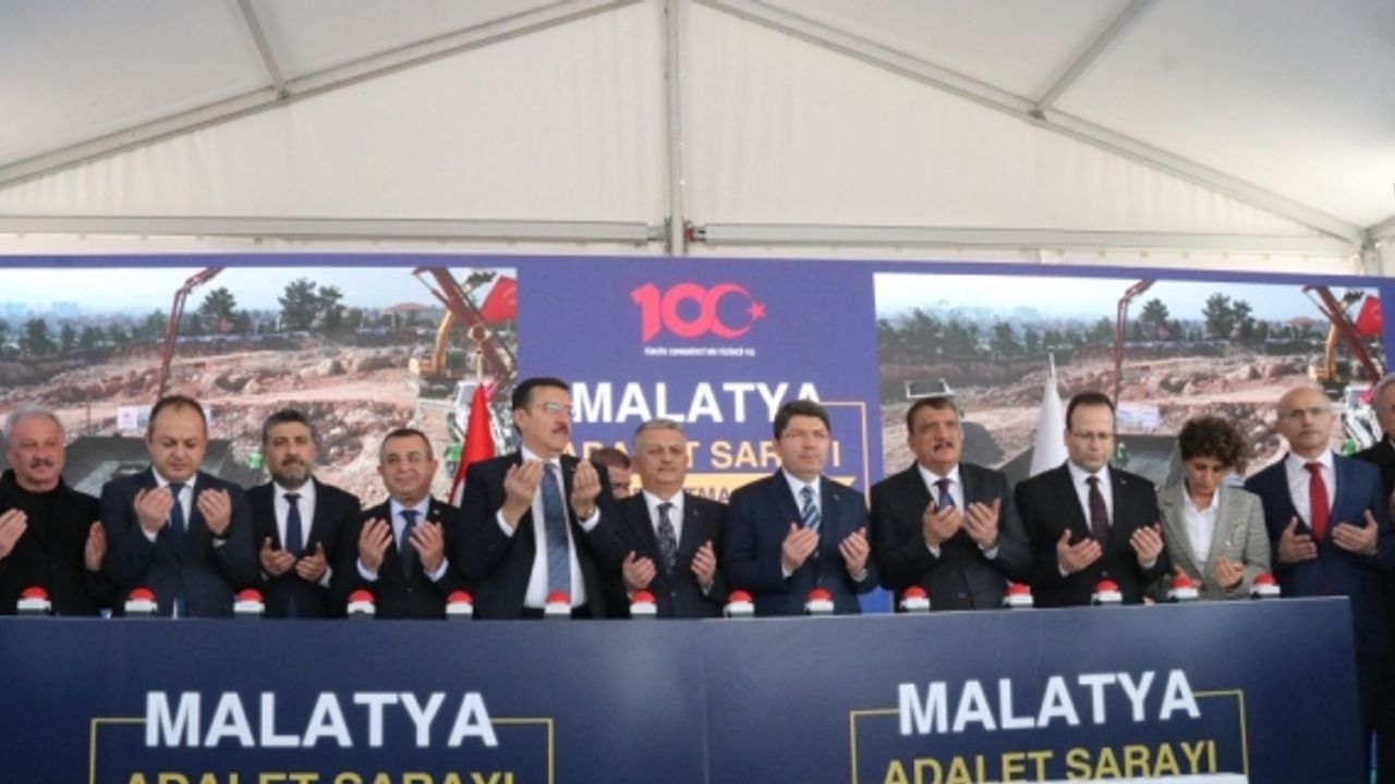 Adalet Bakanı Tunç, Malatya Adalet Sarayı Temel Atma Töreni'nde konuştu: