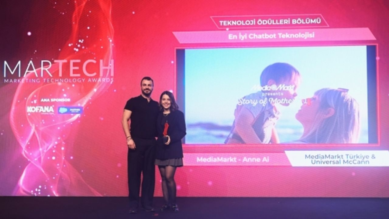 MediaMarkt "Anne AI" projesiyle Martech Awards'ta ödül kazandı
