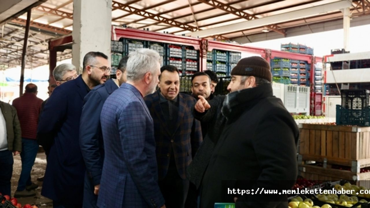 Fırat Görgel'den Hal Bölgesi Ve Toptancılara Ziyaret!