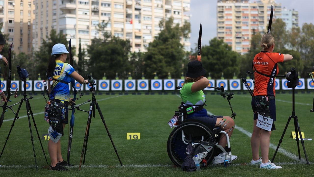 Avrupa Okçuluk Grand Prix'sinin ilk ayağı Antalya'da devam ediyor