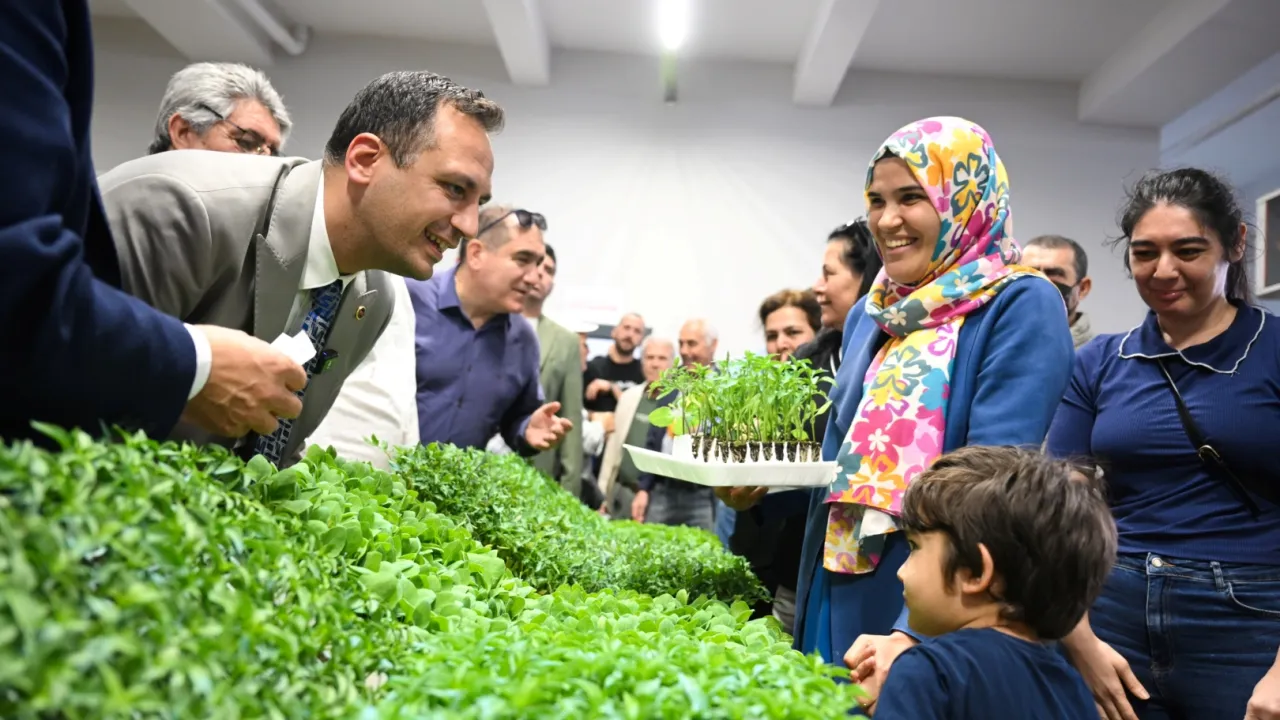 İzmir Bornova’da 400 bin fide toprakla buluşuyor