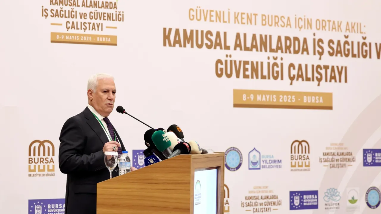 Bursa'da kamusal alanlarda 'İş Sağlığı ve İş Güvenliği' çalıştayı