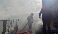 Kahramanmaraş’ta konteynır yangını