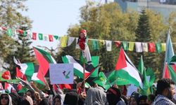 Adana'da HÜDA PAR'dan Filistin'e destek mitingi