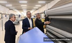 Başkan Güngör ve Vali Ünlüer, İSKUR Tekstil Fabrikasını Ziyaret Etti