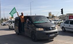 Gaziantep'ten Adana'ya Filistin'e destek konvoyu düzenlendi