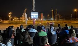 Hatay'da konteyner kentte sinema etkinliği düzenlendi