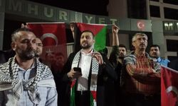 İsrail'in Gazze'deki hastaneye saldırısı Adana ve Osmaniye'de protesto edildi