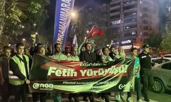 Kahramanmaraş'ta Filistin'e destek yürüyüşü düzenlendi
