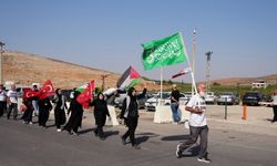 Kayseri'den başlayan Filistin'e destek yürüyüşü Hatay'da tamamlandı