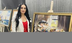 Adana'da ressam Zeynep Boğa'nın kişisel resim sergisi açıldı