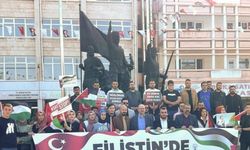 Antalya ve çevre illerde Filistin'e destek yürüyüşü yapıldı