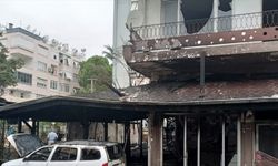 Antalya'da boş binada çıkan yangın itfaiye ekiplerince söndürüldü