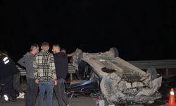 Hatay'da devrilen otomobildeki 1 kişi öldü, 1 kişi yaralandı