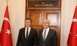 KKTC Başbakanı Üstel, Adana Valisi Köşger'i ziyaret etti