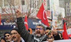 Burdur'da İsrail'in Gazze'ye yönelik saldırıları protesto edildi