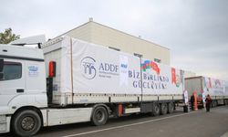 Depremzedeler için Azerbaycan'dan gönderilen yardım malzemeleri Kahramanmaraş'a ulaştı