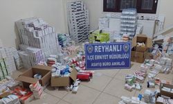 Hatay'da depoda stoklanan 10 bin kutu ilaç ele geçirildi
