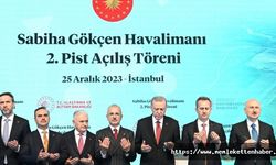 Sabiha Gökçen Havalimanı 2. Pisti Cumhurbaşkanı Erdoğan Tarafından Açıldı