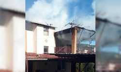 Alanya'da müstakil evde çıkan yangın hasara neden oldu