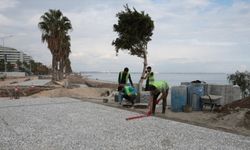 Antalya'da 2. Etap Konyaaltı Sahil Projesi'nde çalışmalar sürüyor