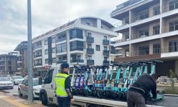 Antalya'da 85 elektrikli skuter sürücüsüne ceza uygulandı