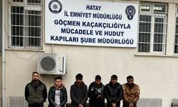Hatay'da 10 düzensiz göçmen yakalandı
