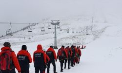 Kahramanmaraş kayak merkezinde “arama ve kurtarma“ tatbikatı yapıldı