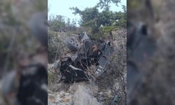 Mersin'de şarampole devrilen otomobilin sürücüsü öldü