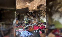 Mersin'de villada çıkan yangın hasara neden oldu