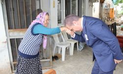 Anamur Kaymakamı Bilal Bozdemir'den şehit aileleri ve gazilere ziyaret