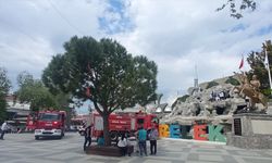 Antalya'da ayağı betona sıkışan turisti itfaiye kurtardı
