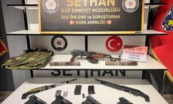 Adana'da silah ve uyuşturucu bulunan çiftlikte yakalanan 4 zanlı tutuklandı