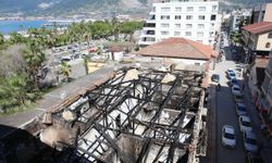 Hatay'da tarihi binada çıkan yangına ilişkin 2 şüpheli gözaltına alındı