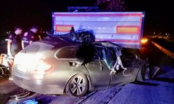 Kahramanmaraş’ta otomobil tıra arkadan çarptı: 1 ölü