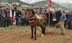 Kahramanmaraş’ta Dağıstanlılar kara sabanla öküz koştu